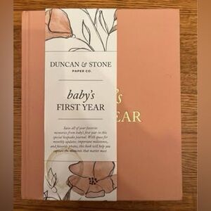 Duncan & Stone Baby's First Year Book